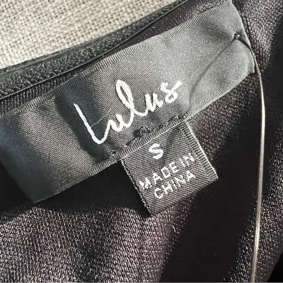 Lulu’s Divine dreamer tulle off the shoulder midi dress Ladies size small Black - Picture 8 of 12